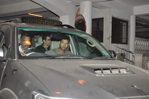 Yuvraj Singh was snapped at Bandra
