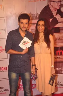 Divyendu Sharma poses for the media at the Premier of the Play Mera Woh Matlab Nahi Tha