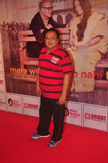 Rakesh Bedi at the Premier of the Play Mera Woh Matlab Nahi Tha