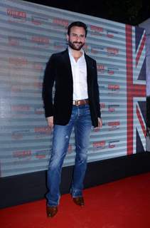 Saif Ali Khan poses for the media at Visit Britain Event