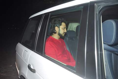 Riteish Deshmukh  was snapped at the Special Screening of NH10