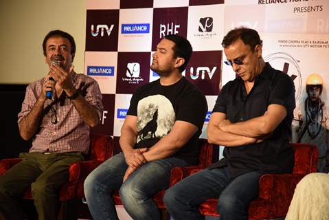 Rajkumar Hirani interacts with the audience at the DVD Launch of P.K.