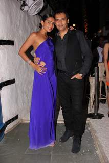 Marc Robinson with Candice Pinto at his Birthday Bash