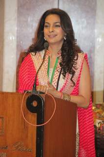 Juhi Chawla addresses the Inauguration of Dialysis Centre at Dalvi Hospital