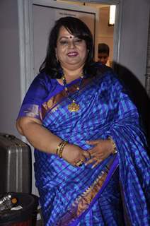 Nirmiti Sawant was seen at the Zee Marathi Gaurav Awards