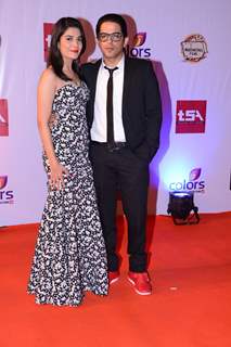 Raj Singh Arora and Pooja Gor at the Television Style Awards
