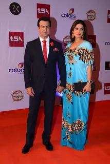 Ronit Roy with his wife were at the Television Style Awards