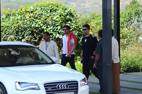 Ayan Mukerji and Karan Johar were at Aamir Khan's 50th Birthday Bash in Lonavla