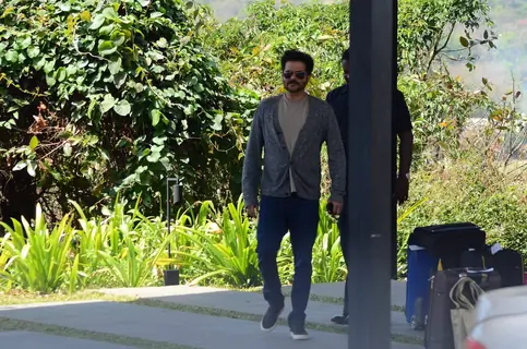 Anil Kapoor was seen at Aamir Khan's 50th Birthday Bash in Lonavla