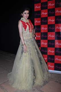 Tina Dutta poses  for the media at Smile Foundation Charity Fashion Show