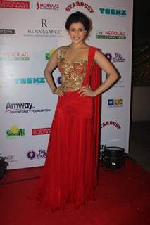 Mannara Chopra was seen at the Smile Foundation Charity Fashion Show with True Fitt and Hill Styling