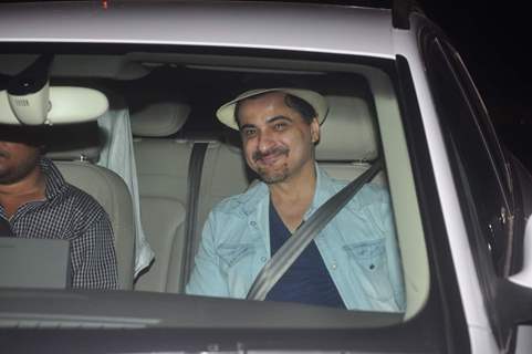 Sanjay Kapoor smiles for the camera at Arbaaz Khan's Bash