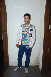 Aamir Ali poses for the media at Charisma Spa