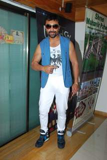 Ajaz Khan poses for the media at Madhureema Album Launch