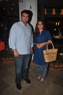 Siddharth Roy Kapur and Vidya Balan at the Censor Issues Meet