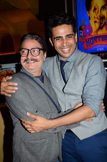 Vinay Pathak and Gulshan Devaiah pose for the media at the Premier of Hunterrr