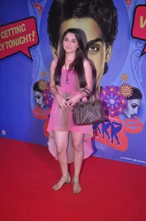Sonalee Kulkarni poses for the media at the Premier of Hunterrr