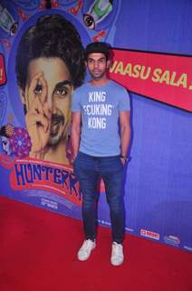 Rajkummar Rao poses for the media at the Premier of Hunterrr