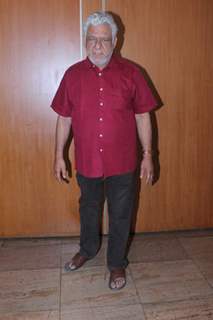 Om Puri poses for the media at the Trailer Launch of Jai Ho Democracy