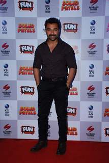 Ajaz Khan poses for the media at the Press Meet of Solid Patels