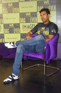 Yuvraj Singh was snapped at India Fashion Forum 2015