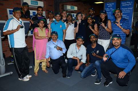 Zaheer Khan poses with the members at a Sports Event