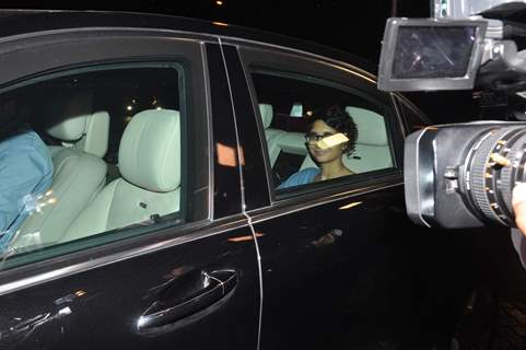 Kiran Rao was snapped at Ranbir Kapoor's Bash