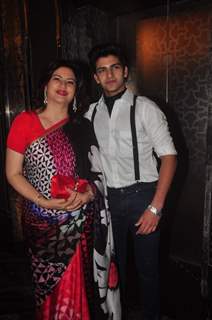 Kunickaa Lall with her son at the Lakme Fashion Week 2015 Day 2