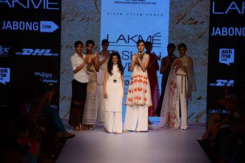 Kiran Uttam Ghosh's show at the Lakme Fashion Week 2015 Day 2