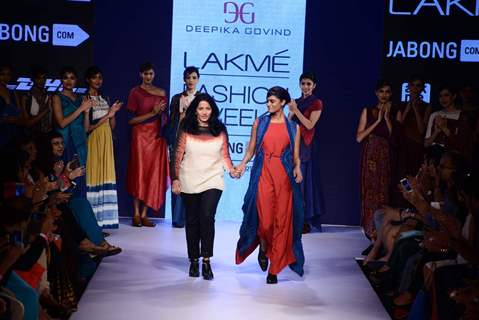 Deepika Govind's show at the Lakme Fashion Week 2015 Day 2