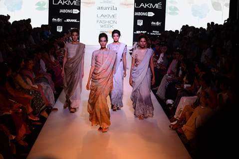 Anavila's show at the Lakme Fashion Week 2015 Day 2
