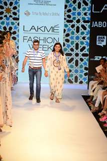 Rahul n Shikha's Show at the Lakme Fashion Week 2015 Day 2