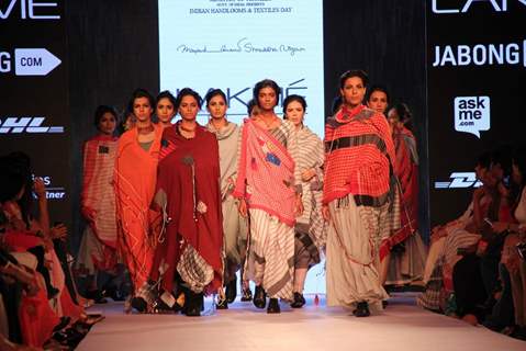 Mayanka Anand and Shraddha Nigam's show at the Lakme Fashion Week 2015 Day 2