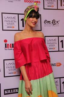 Nargis Fakri at the Lakme Fashion Week 2015 Day 2