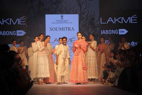 Soumitra's show at Lakme Fashion Week 2015 Day 2