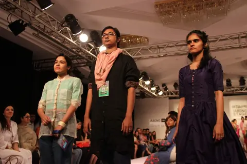 A show by Not Like That at the Lakme Fashion Week 2015 Day 2
