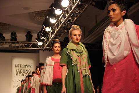 A show by Not Like That at the Lakme Fashion Week 2015 Day 2