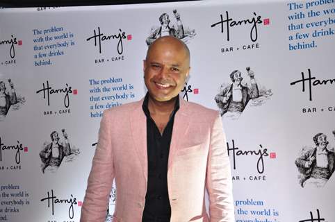 Naved Jaffery poses for the media at the Launch of Harry's Bar & Cafe