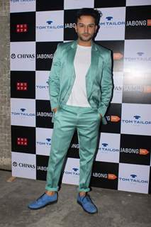 Sahil Salathia poses for the media at Tom Tailor and Jabong Bash