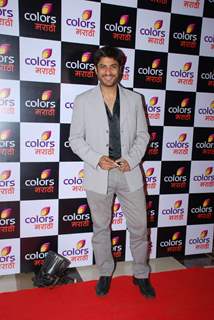 Vikas Bhalla poses for the media at the Launch of Colors Marathi