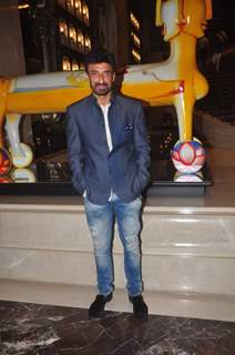 Rahul Dev poses for the media at Lakme Fashion Week 2015 Day 3