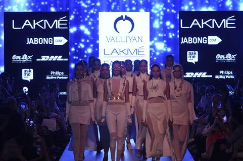 Nitya Showcases new collection 'Valliyan' at Lakme Fashion Week 2015 Day 3