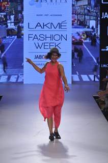 Adhuna Akhtar walks for Asmita Marwa at Lakme Fashion Week 2015 Day 3