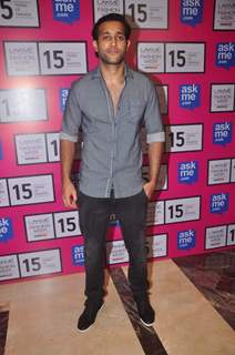 Akhil Kapur poses for the media at Lakme Fashion Week 2015 Day 4