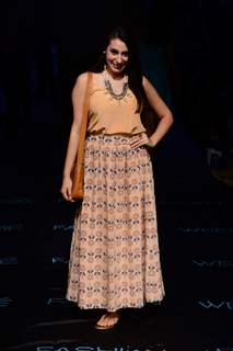 Anindita Naiyar walks the ramp at Lakme Fashion Week 2015 Day 4