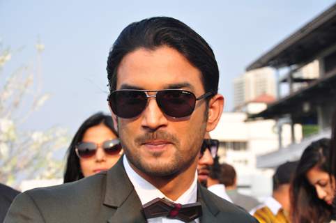 Sushant Singh Rajput was snapped at the Derby