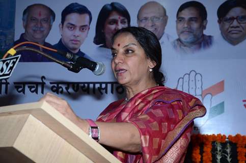 Shabana Azmi addresses the Political Event