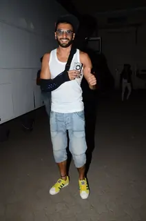 Ranveer Singh snapped in the City