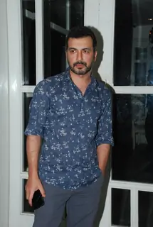 Aamir Bashir was seen at the Success Bash for Haider's National Award