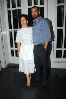 Masaba Gupta with her Fiance at the Success Bash for Haider's National Award